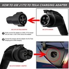 250v Sae J1772 To Tesla Charger Charging Adapter Connector For Model S x y 3