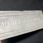 Antique J    J  G  Low Art Tile Works Chelsa Mass Pat Date 1881 Border Tile - Z2