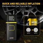 Tire Inflator Usb Rechargeable Portable Air Compressor 150psi Electric Air Pump