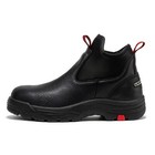 Rockrooster 2025 Composite Toe 6  Black Waterproof Chelsea Work Boots For Men Eh