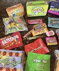 Vintage Novelty Candy Large Collector Lot - Wonka  Topps  Fleer  Tins   More Nos