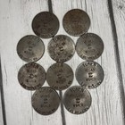 Vintage 1970s Lot Of  10  Bob Stupak s Vegas World Steel Gaming Tokens Las Vegas