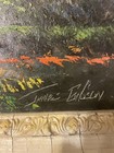 Gibson Signed Framed  Landscape Painting Palm Trees Florida Highwaymen