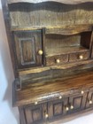 Dollhouse Miniature Vintage Walnut Cabinet Hutch 1 12 Scale