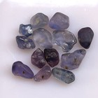 20 30 Ct Natural Ceylon Blue   Purple Sapphires Unheated Rough Faceting Stones C