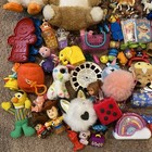5lb Junk Drawer Vtg Toy Lot Treasure Plush Figurines Disney Pvc Keychains
