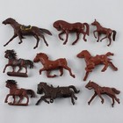 Vtg 1950 s Marx Sears Heritage Fort Apache Playset Pieces - 27 Horses