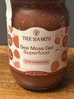 True Sea Moss Gel Strawberry 16oz - Wildcrafted Superfood - Exp 12 2026