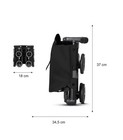 New Gb Pockit   All Terrain Ultra Compact Stroller Black W  Car Seat Adapter