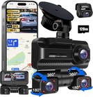 4k Hd 4-channel Dash Cam 1080p Front Rear G-sensor Video Recorder Car Dvr Camera