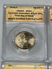 2019-p American Innovation Fdoi  1 Dollars 4-coin Set Anacs Ms67