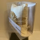 New Amscan Ring Bearer Pillow Antique White beige Ribbon Pearls 7    Square