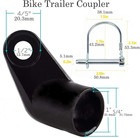 Bike Trailer Hitch Coupler For Instep And Schwinn Bike Trailer connector Parts F