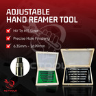 Adjustable Hand Reamer Set Hv -h11 Sizes  1 4 -1 1 16   6 35-27mm Actools