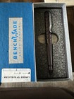 Benchmade Tactical Pen  Charcoal Anodized Body  Blue Grip  Blue Ink 1101-1