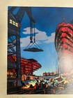 Vintage Industrial Chinese China Communists Propaganda Poster Print  a5 