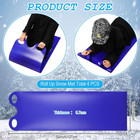 4 Pcs Large 54  Snow Sled Mat Roll Up Flexible Snow Sled For Adults Flying Light