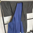 Vintage Japanese Kimono Dark Brown Cotton Tsumugi  Men s Kimono Jacket Boro 9603