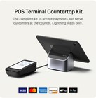Shopify Pos Lightening Countertop Terminal Kit   Terminal  Reader   Stand-new  
