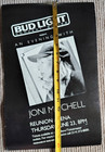 Joni Mitchell - Reunion Arena - 1983 Concert Poster - 11  X 16  Rare Vintage