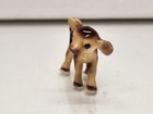 Damaged Hagen Renaker Miniature Mini Ceramic Brown Baby Jersey Cow Calf Figurine