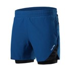 Mens Running Athletic Sports Mens 2 In 1 Shorts Breathable Gym Short With Pocket