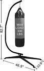 Hammock Chair Stand For Hanging Hammock Porch Swing 360   Rotation Solid Steel 
