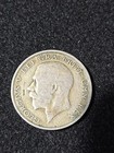 1921 England Silver Half Crown Coin King George V