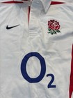 Nike Vintage England Rugby League Jersey 2002 Long Sleeve Medium Clean