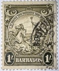 Travelstamps  Barbados Stamps Scott  200  1s Badge Of The Colony  Used  Ng
