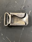 Vintage  Sterling Silver Freemason Masonic Emblem Belt Buckle