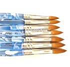 Blue Marble Petal Kolinsky Acrylic Manicure Powder Nail Brush  original Round 