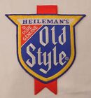 Large Vintage Heileman s Old Style Pure Genuine Beer Patch 7x8 Nos