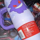 Pok  mon Gengar Stainless Steel Tumbler W  Handle  Purple  30 Fl Oz Hot cold