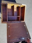 Antique Oak Wood Bathroom Mirror Vanity Medicine Cabinet