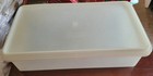 Vintage Tupperware 677 Container Cracker Keeper   Seal 678 12   6 5   3 5  