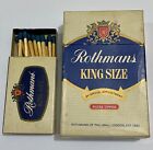 Vintage Rothmans England Empty Cigarette Label Wrapper Matches Arabian Version