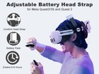 2pcs Battery 7500mah And Adjustable Head Strap For Meta Quest 3 3s quest 2 Elite