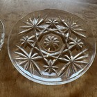 2 Vintage Anchor Hocking Eapc Star Of David Glass Coasters Small Plate  4 5        