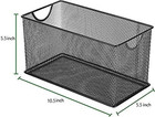 Set Of 3 Household Wire Mesh Metal Steel Storage Basket Organizer Cd Storage Box