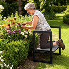 Garden Kneeler And Seat Heavy Duty 500lbs  Anti-tip Gardening Stools With 10 5   