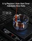 Muvna Espresso Mini Coffee Scale With Timer   Flow Rate Indicator Mini  Black