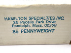 Vintage Nos Hamilton Pennyweight Scale Model 35-p  New  Jewelry  Gold Etc 