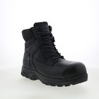 Dunham 8000 Works Wp Safety 6  Plain Toe Boot Mens Black Work Boots