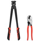  Cable Cutters Set  10-inch And 14 In-ch Heavy Duty Cable Cutters For Cutting 