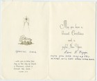 Vintage Christmas Card The Christmas Journey Embossed
