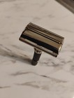 Vintage 1973 Gillette Super Adjustable Safety Razor Black Beauty T-2 All Metal