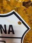 Vintage Arizona Route 66 Porcelain Sign Us Highway Shield Roadway Marker Sign