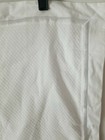 Nwot 1 Pure Hotel White Blue Silver Embroidered Frame Cotton King Sham