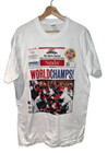 Atlanta Braves Newspaper Print 1995 World Champs Single Stitch Adult Xl Vintage